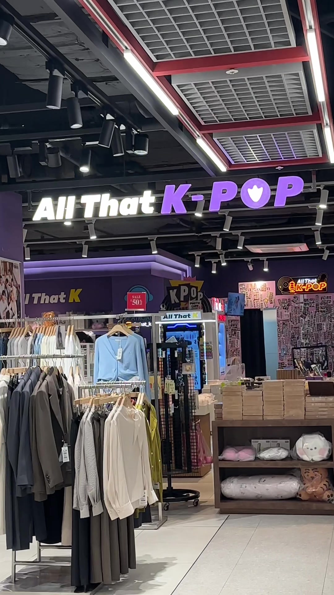 K-Pop Merchandise Store in Seoul