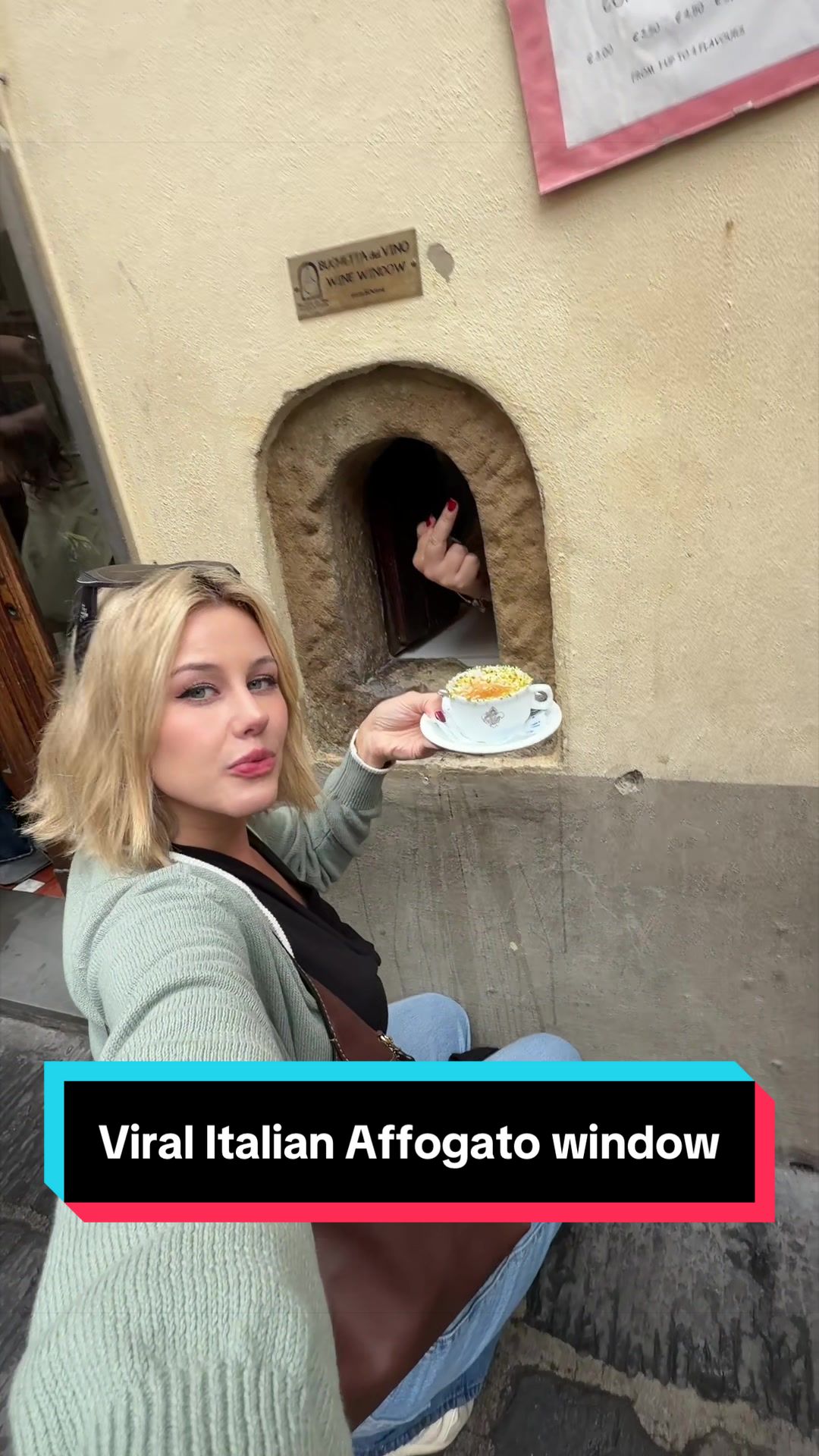 Italian Wine Window Serves Famous Affogato