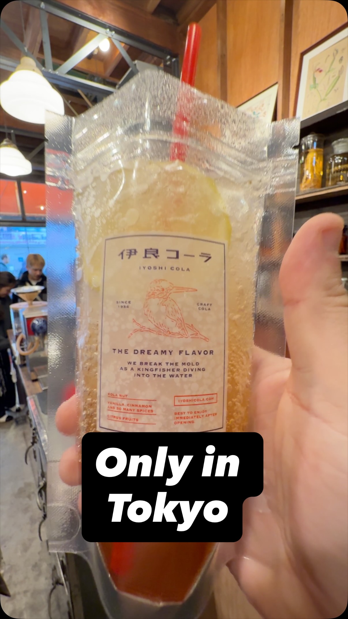 Unique Craft Cola Shop in Tokyo