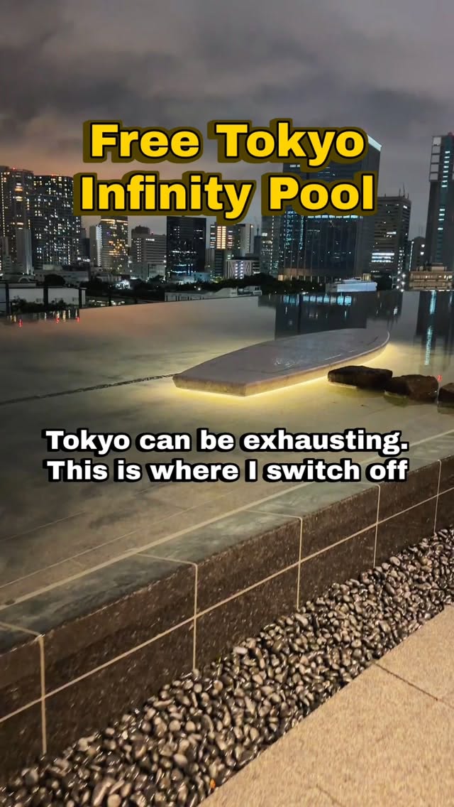 Tokyo's Free Rooftop Footbath Offers A Peaceful Escape