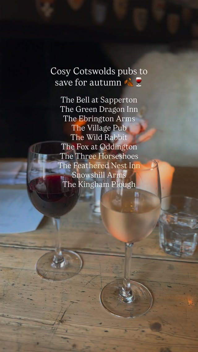 Ten Cozy Cotswolds Pubs for Autumn Strolls