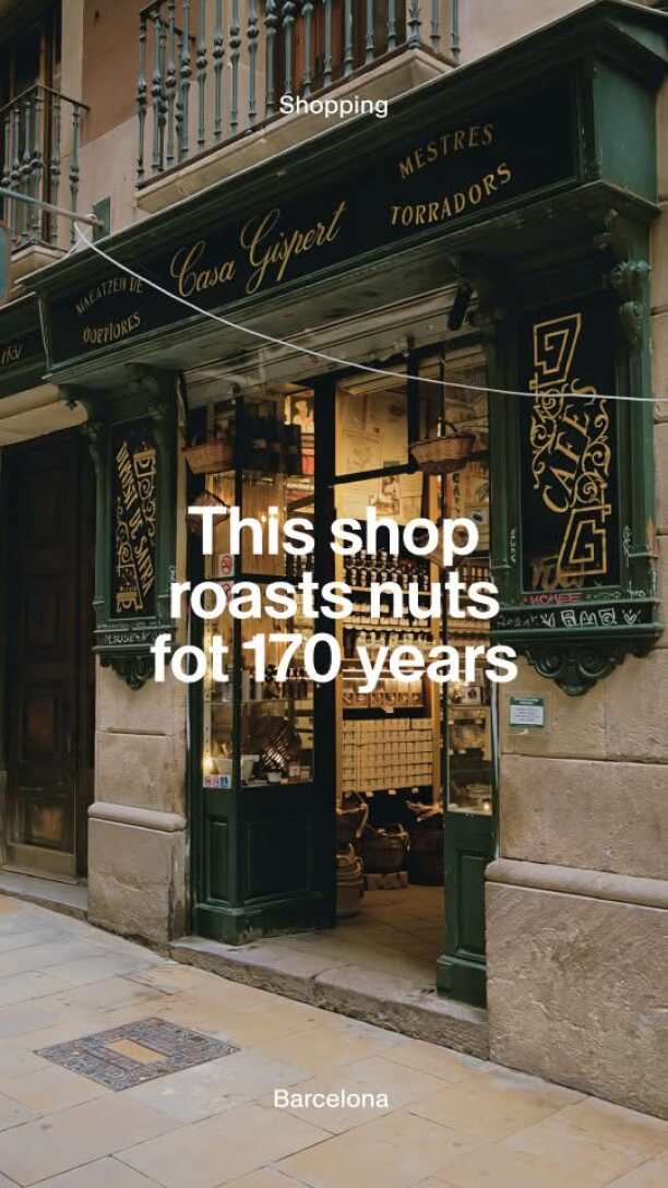 Barcelona's Oldest Shop Roasts Almonds Near Major Landmarks