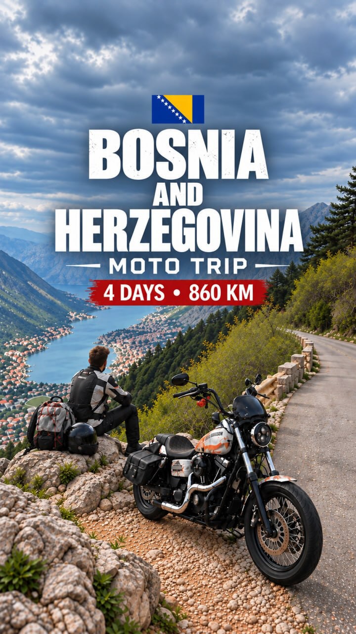 Bosnia and Herzegovina Motorcycle Adventure Route