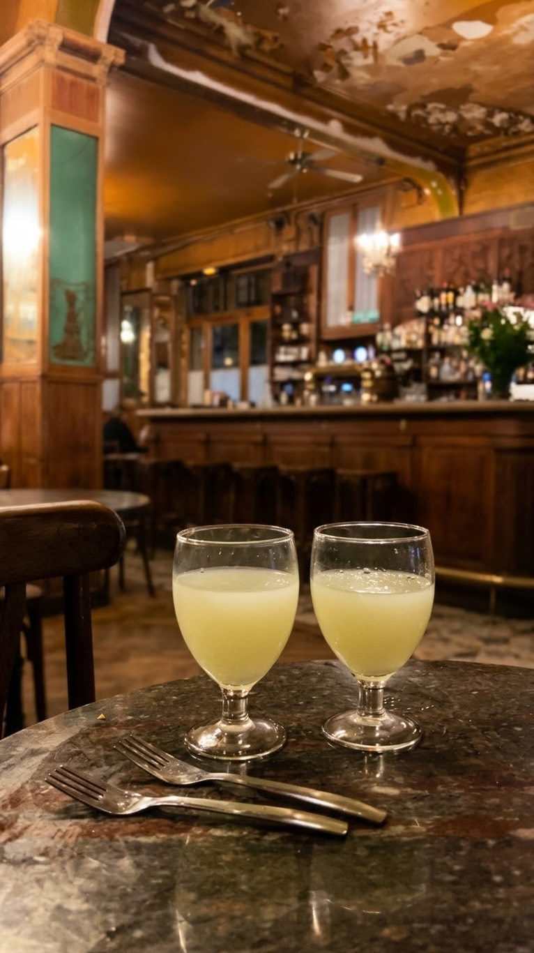 Historic Barcelona Bar Marsella Serves Traditional Absinthe