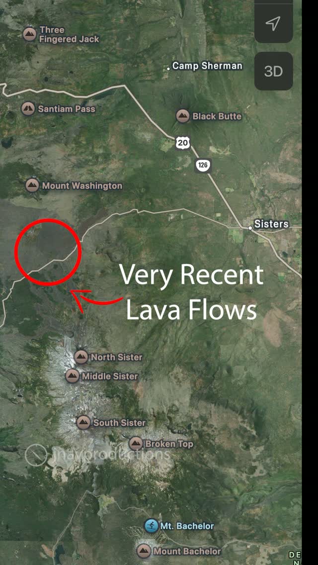 McKenzie Pass and Dee Wright Observatory's Volcanic History