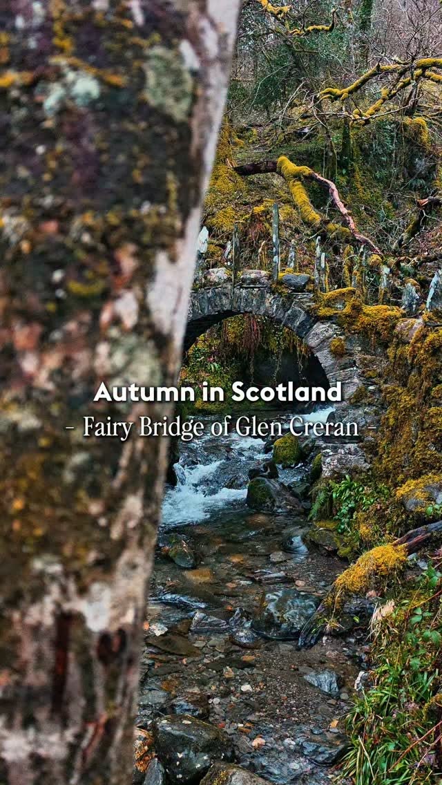 Fairy Bridge of Glen Creran Autumn Enchantment