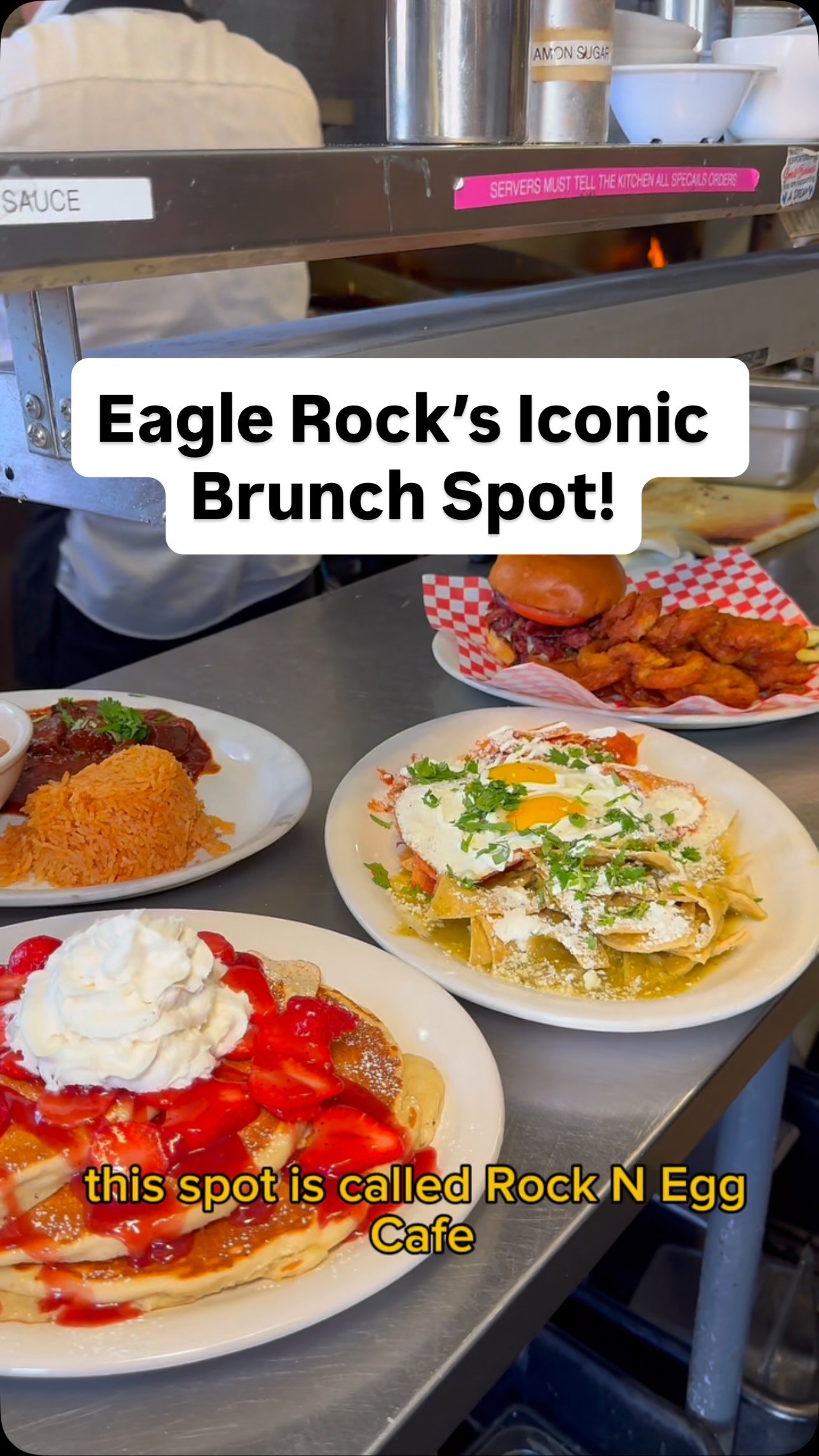 Los Angeles Brunch Spot With Boxing Decor