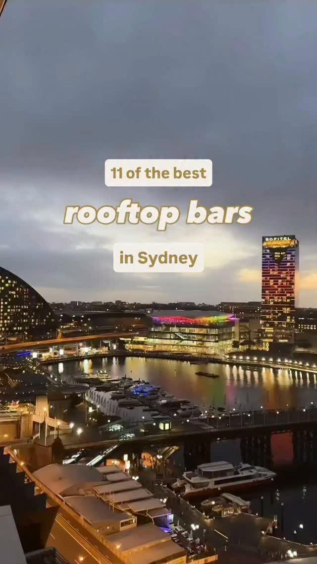 Sydney's Top Rooftop Bars For Stunning Views