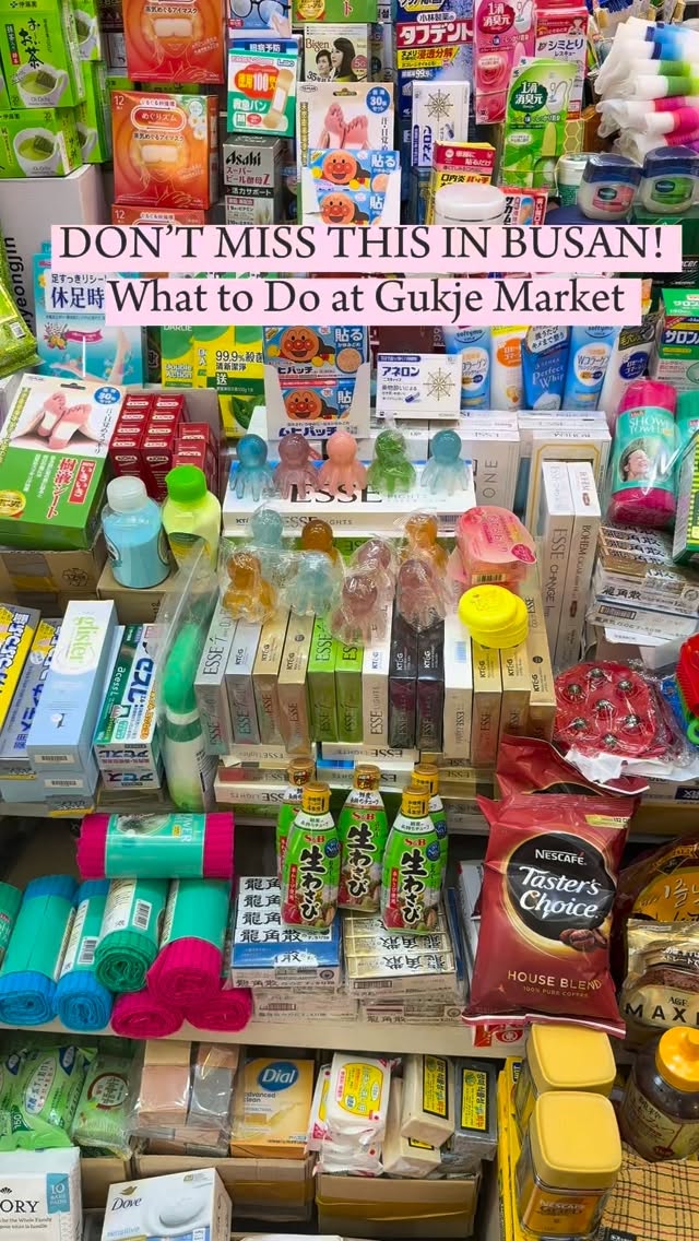 Busan Market Finds: Bathing Goods, Rings, Toys & Food
