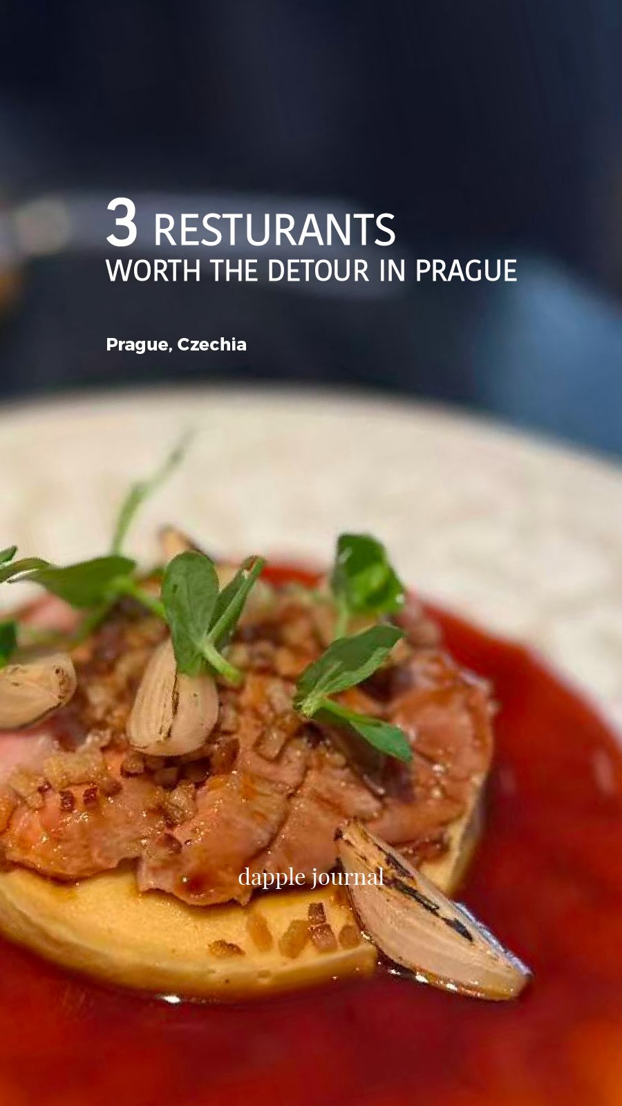 Prague Restaurants Offer Modern Czech Cuisine