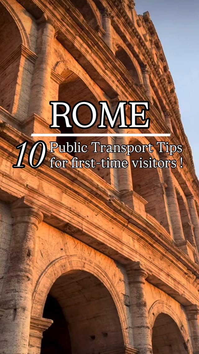 Rome Public Transport Guide Features Colosseum