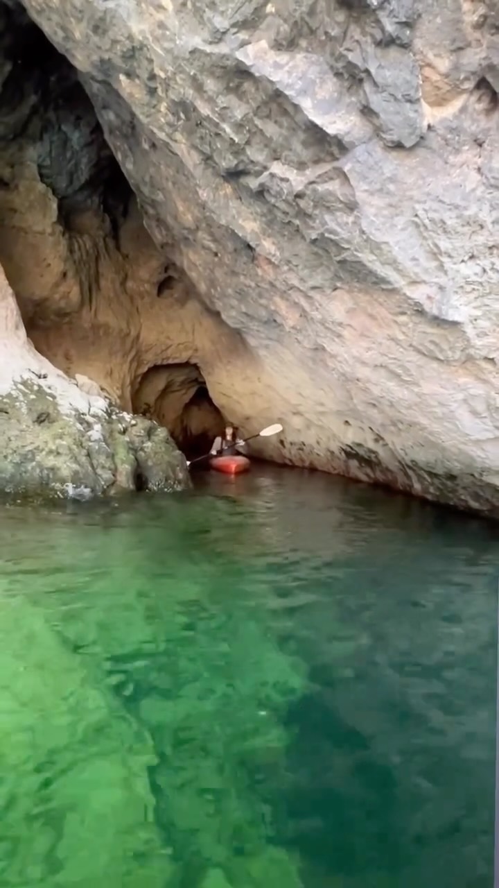 Kayak Route to Arizona Hot Springs Near Hoover Dam