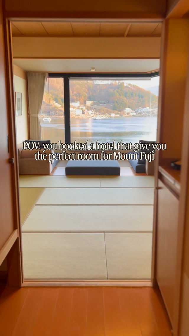 Hotel Room Offers Iconic Views of Mount Fuji