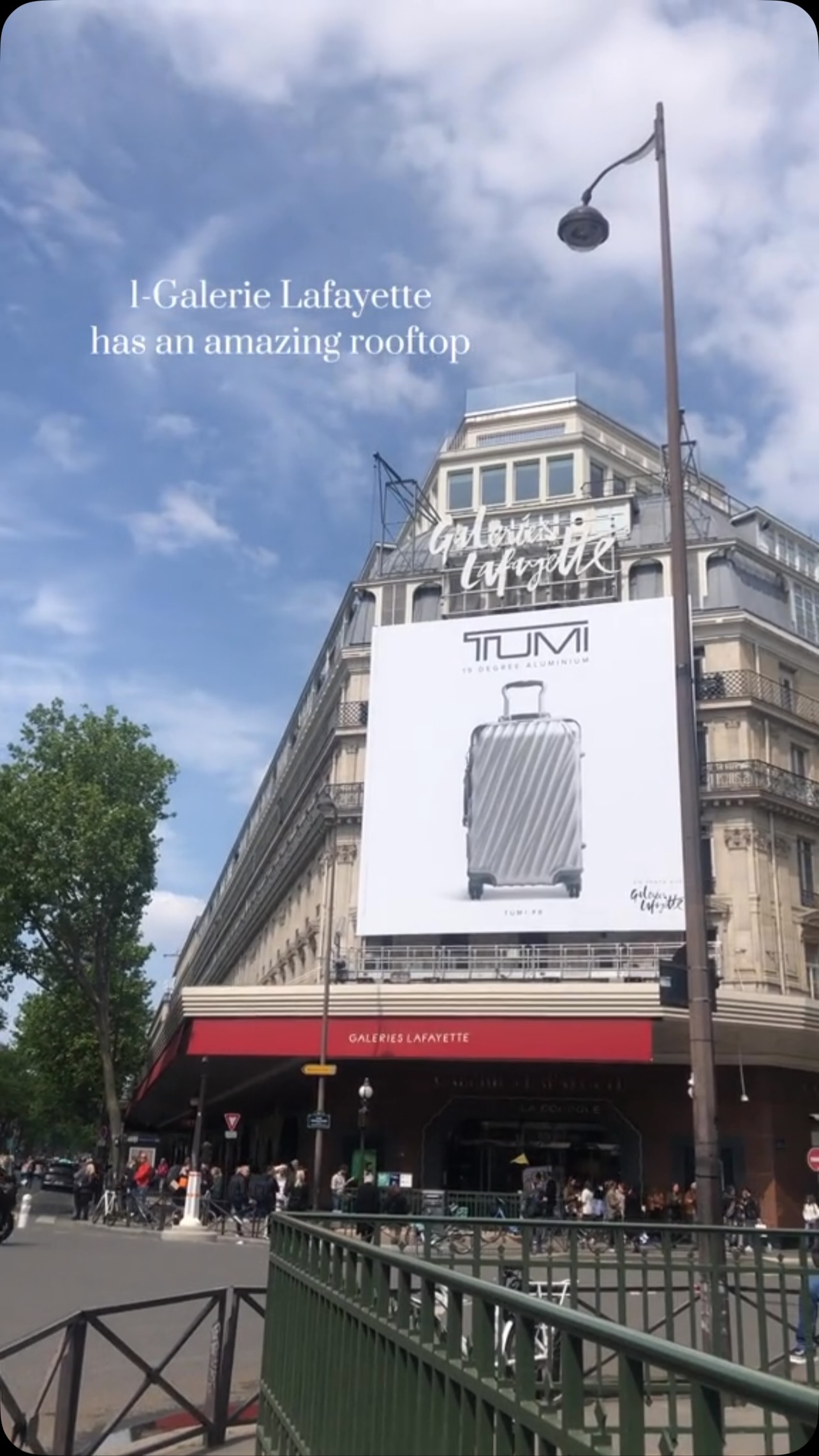 Parisian Department Store Offers Views, Deals, and Spa