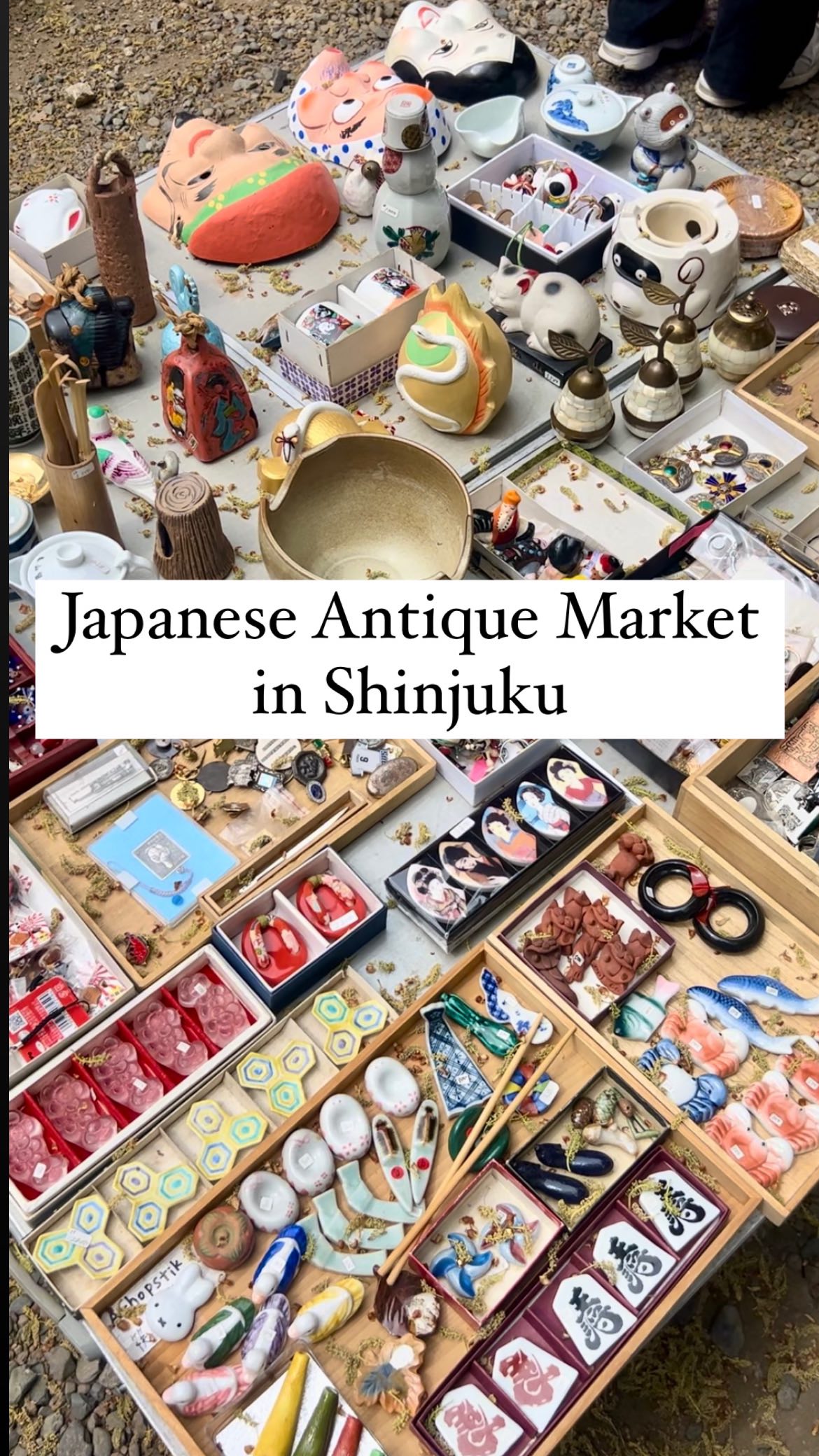 Shinjuku Antique Market At Hanazono Shrine