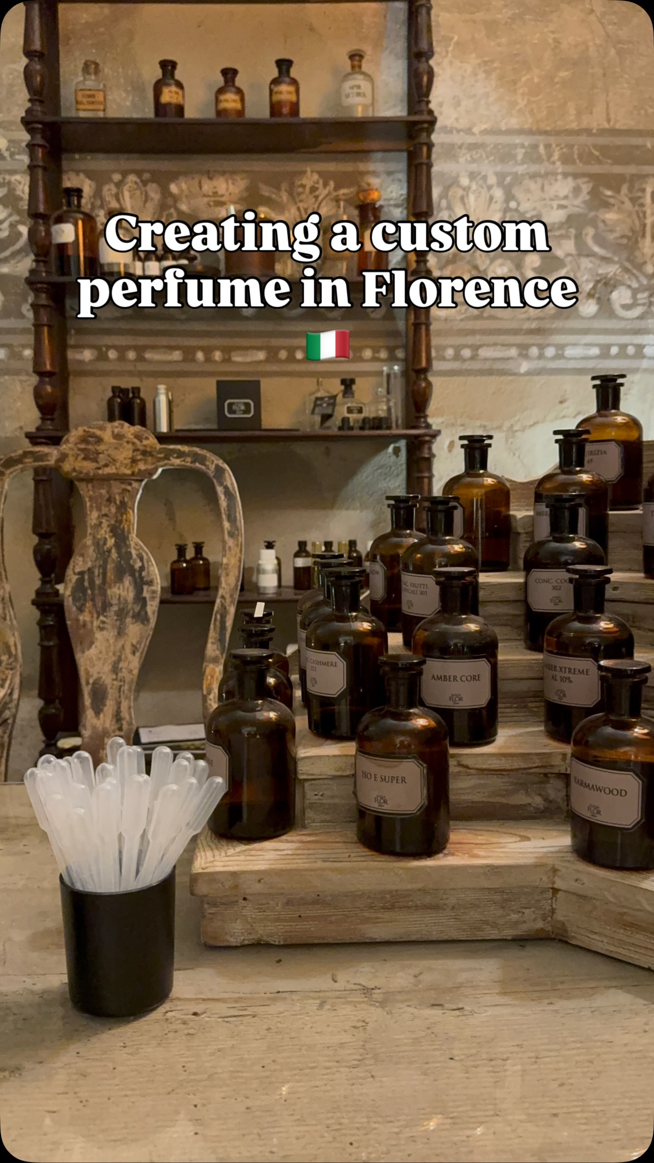 Custom Perfume Creation In Historic Florence