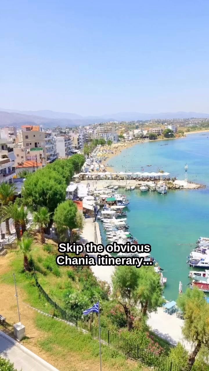 Chania's Old Venetian Harbour And Lighthouse