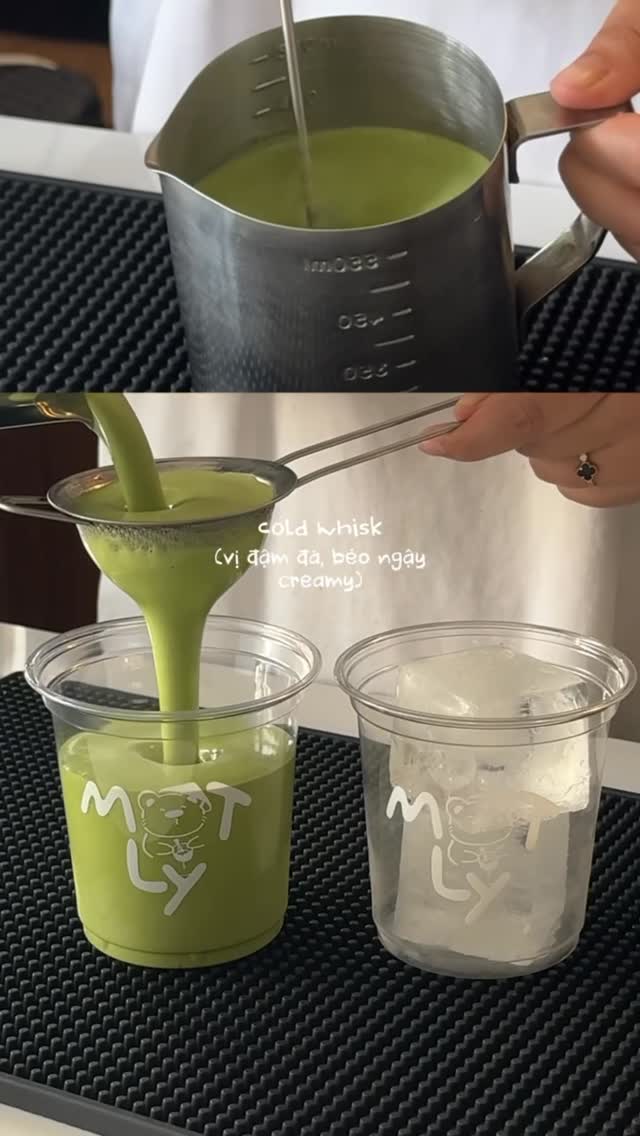 Matcha Latte Preparation Methods at MOTLY Kitchen Bar