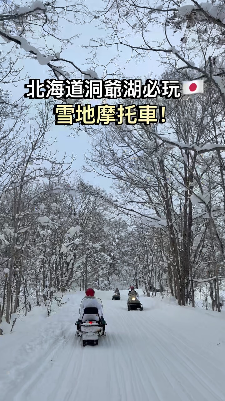 Snowmobile Adventures at Lake Toya's Winter Wonderland