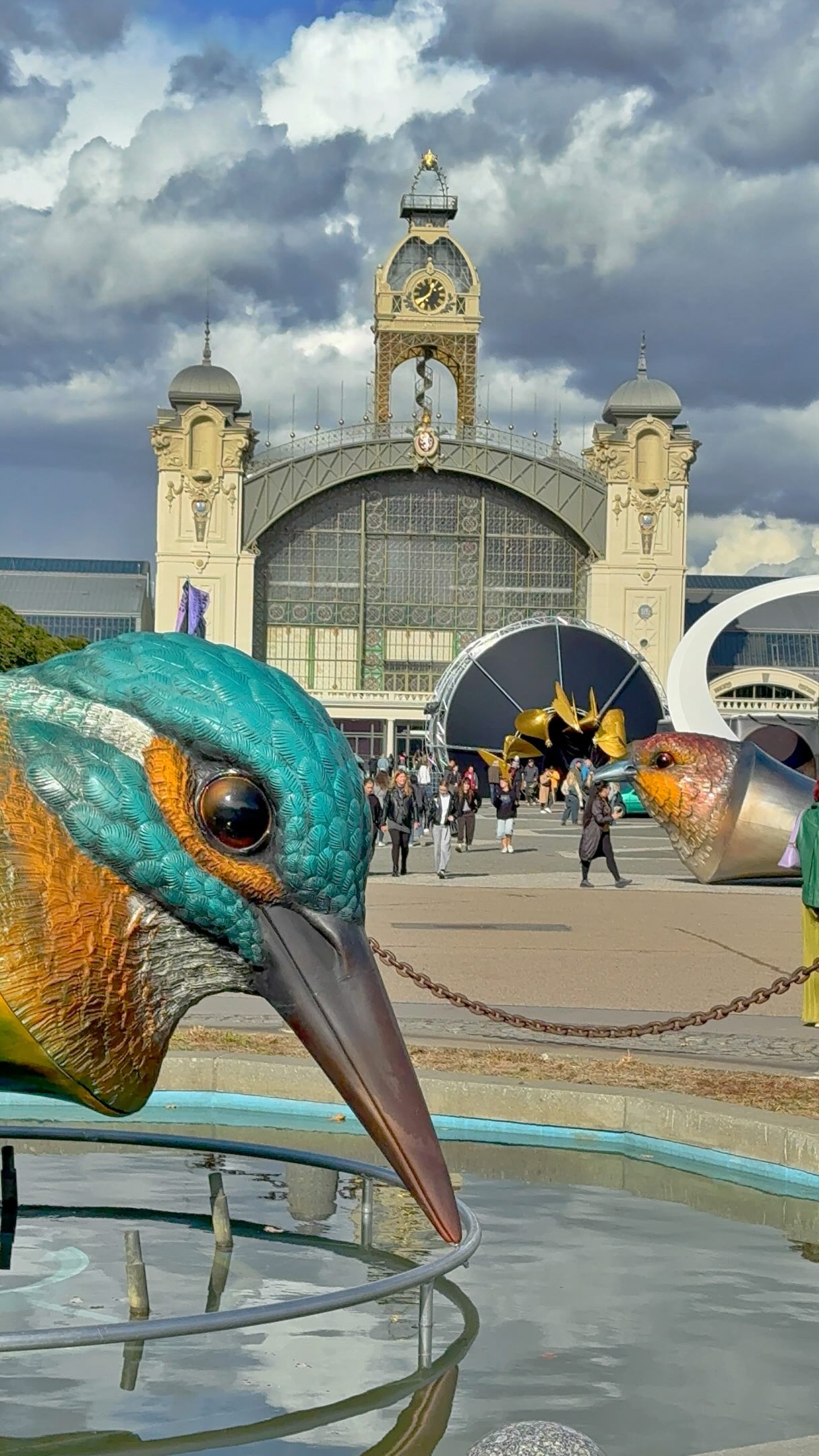 Outdoor Art Exhibition at Prague's Výstaviště