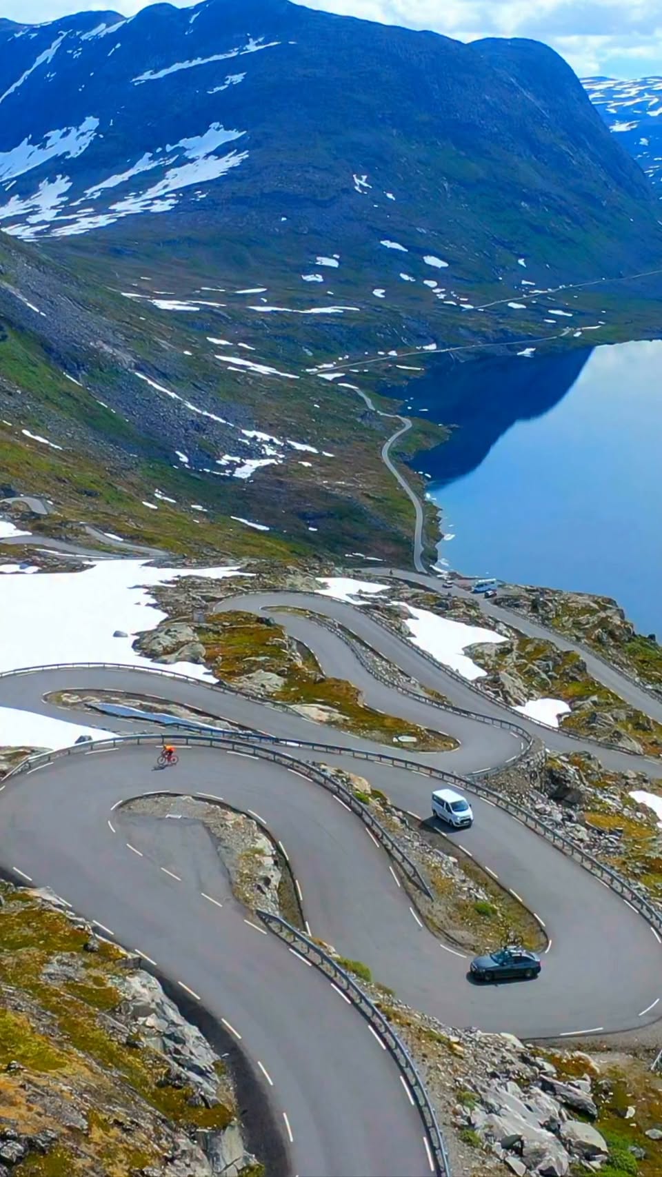 Norwegian Fjords and Mountain Road Scenery