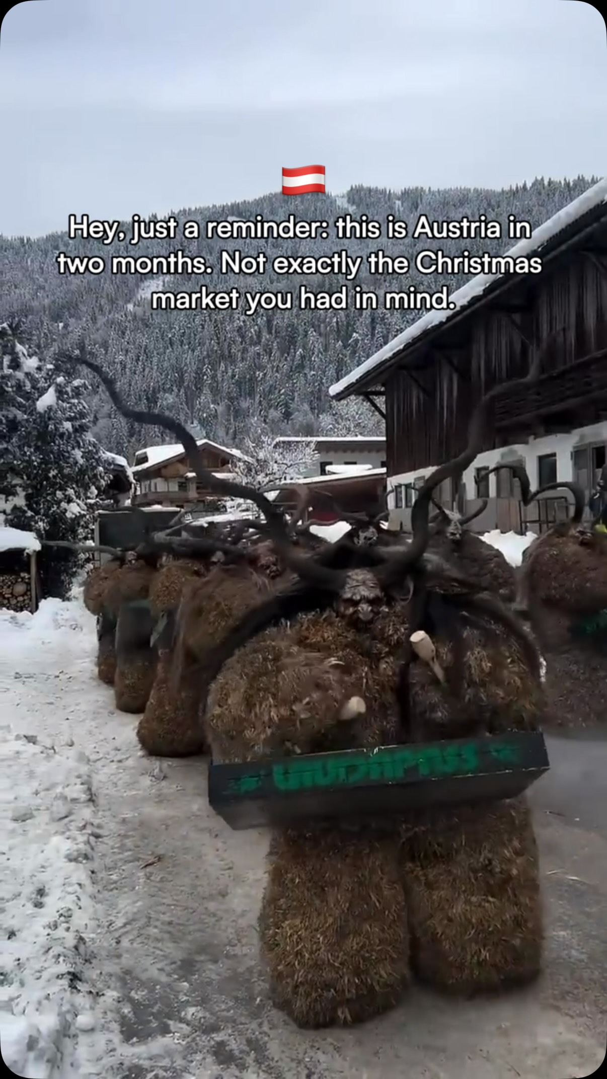 Krampus Parade in Austrian Tyrol