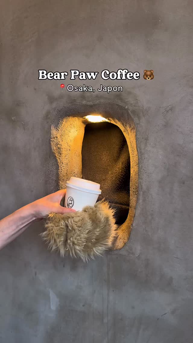 Osaka's Bear Paw Cafe Serves Coffee From A Furry Paw