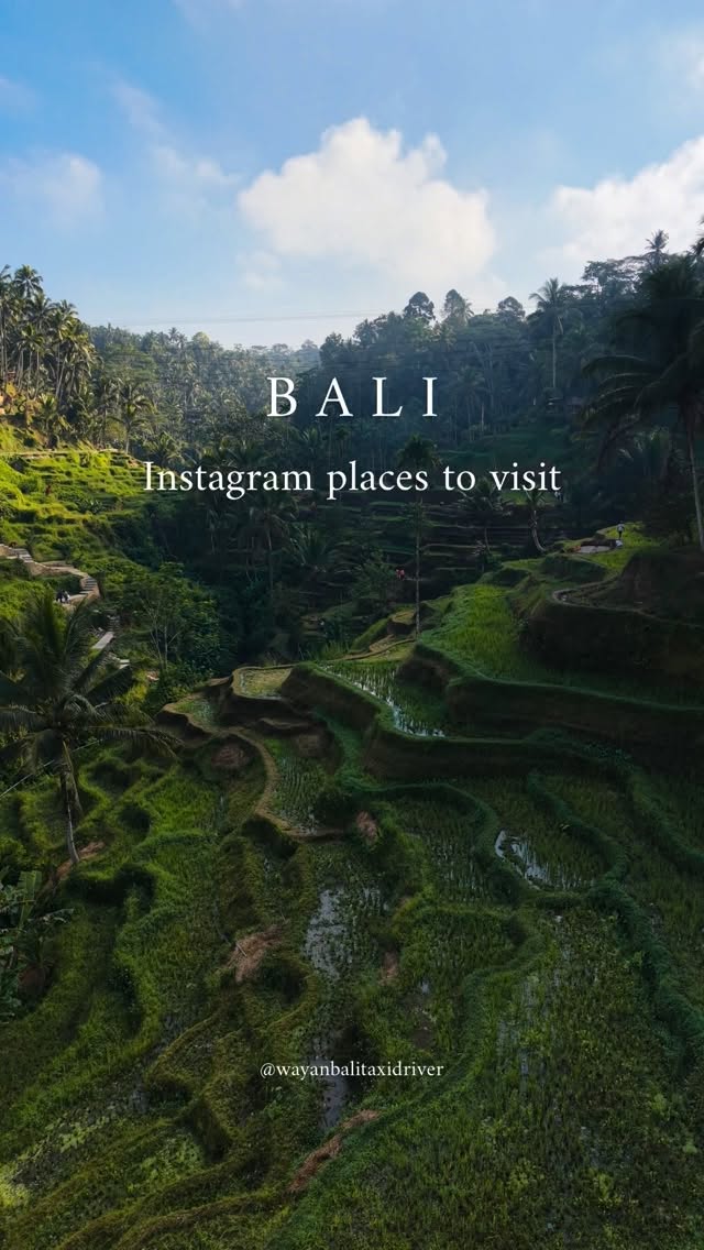 Instagrammable Bali Destinations for Scenic Views