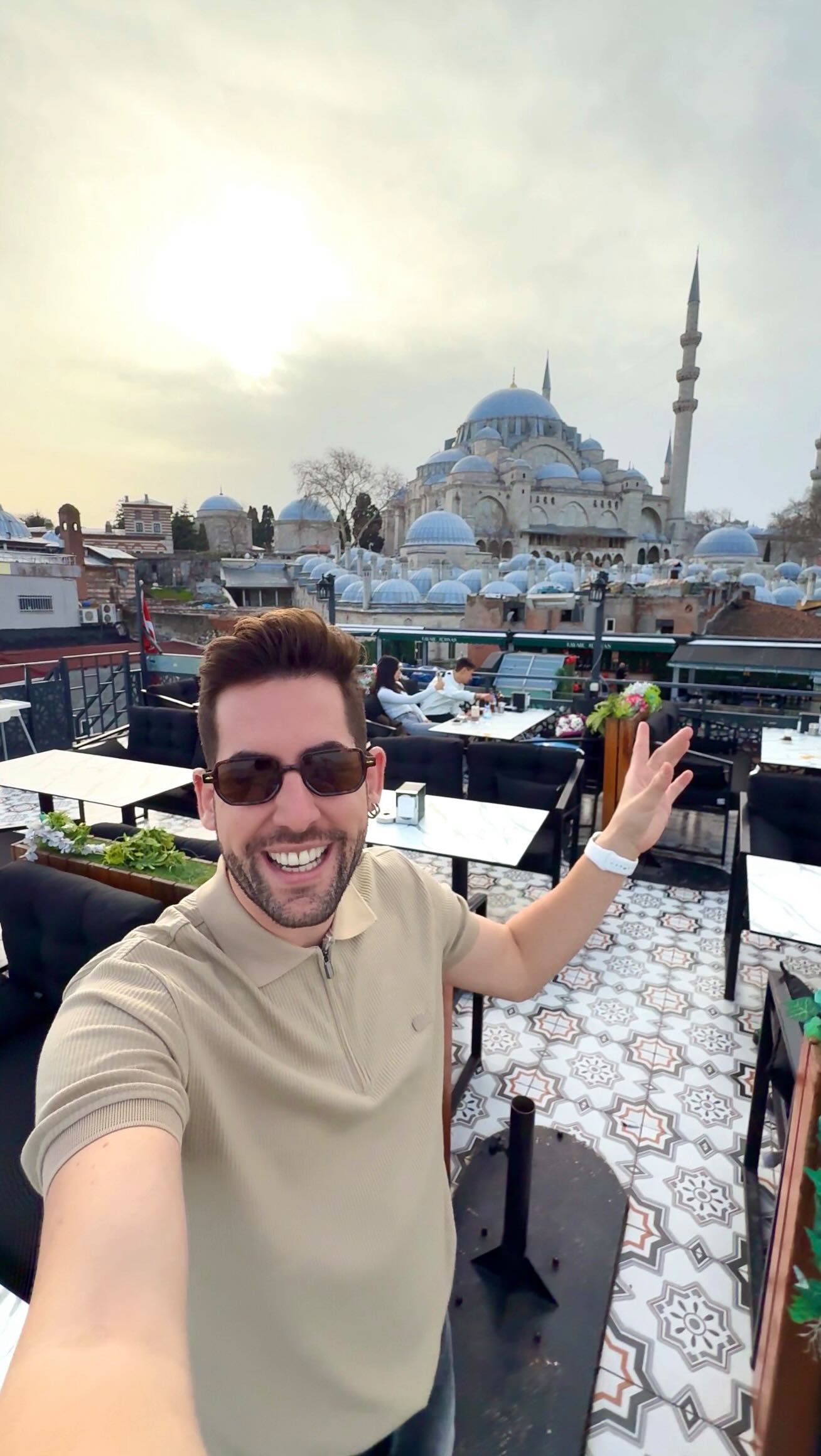 Istanbul Rooftop Cafe With Scenic Views