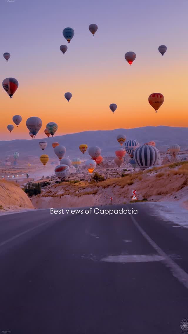 Cappadocia Hot Air Balloons At Sunrise