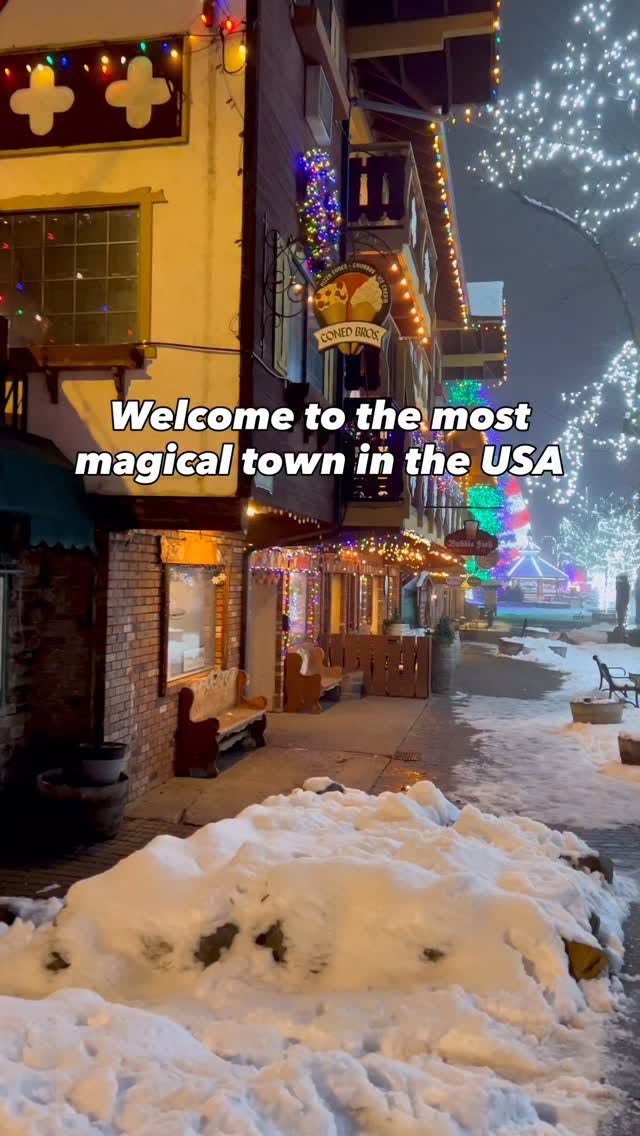 Bavarian-Themed Town Features Holiday Charm