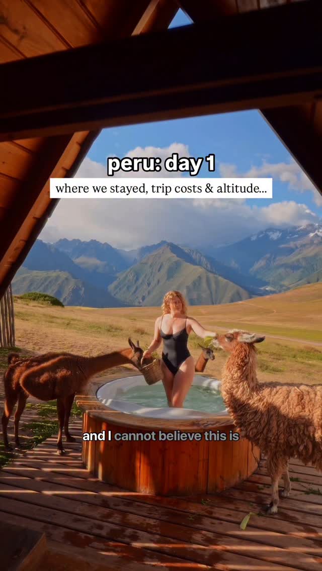 Peruvian Mountain Retreat with Alpacas and Fine Dining