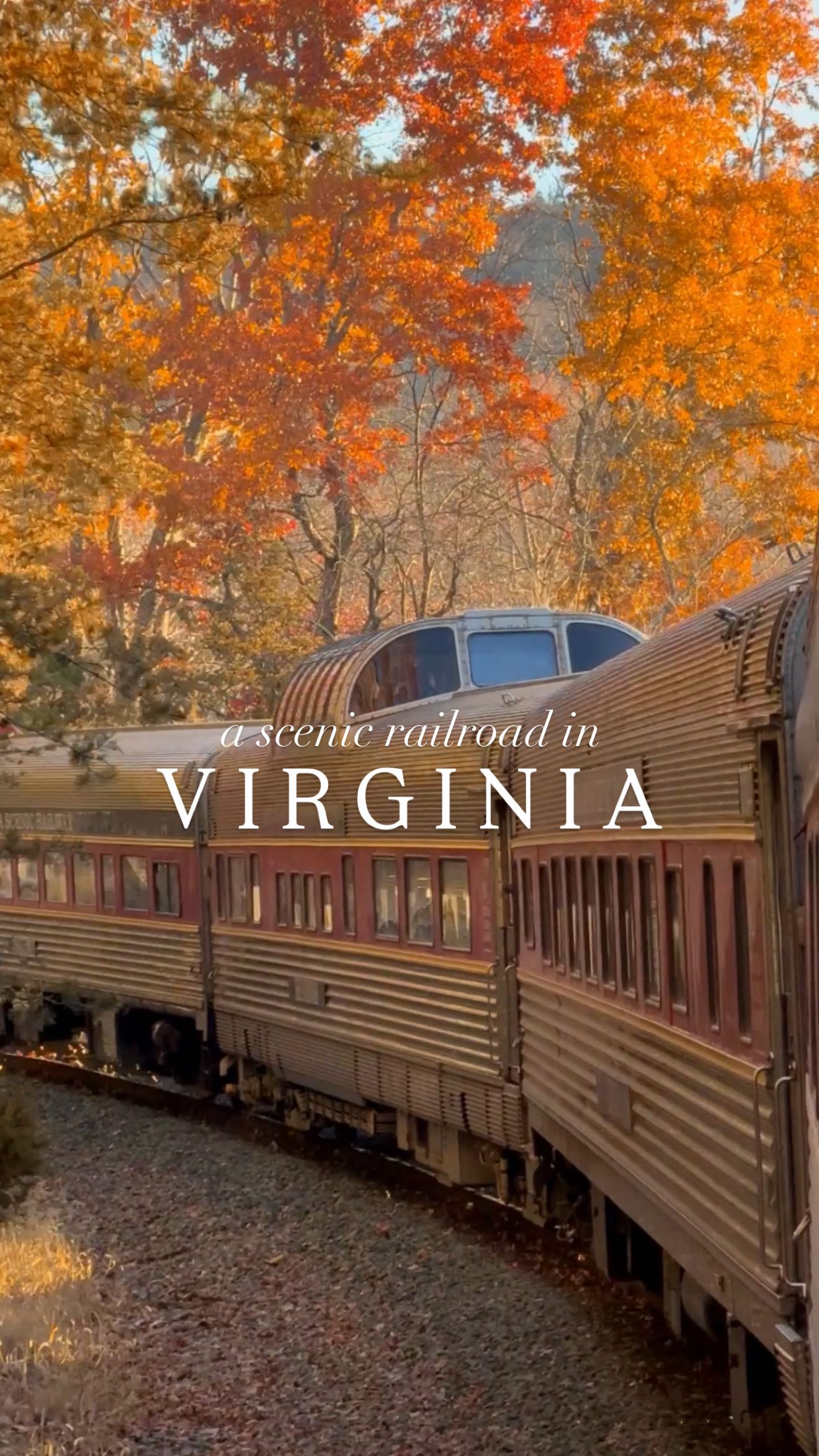 Virginia's Blue Ridge Mountains Scenic Train Journey