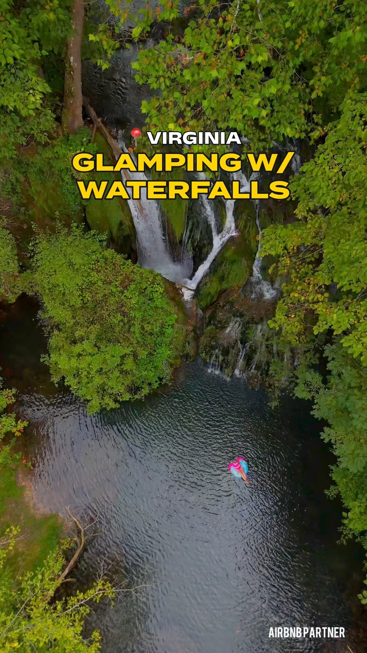 Glamping Getaway With Waterfalls In Virginia