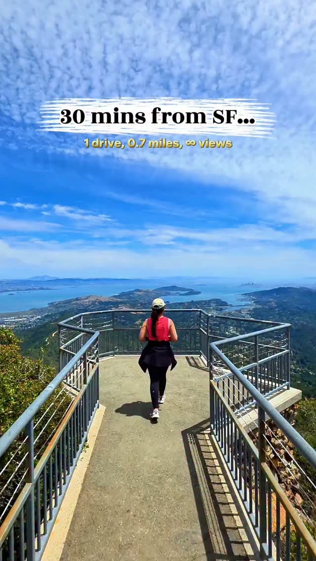 Bay Area Views From Easy Mount Tamalpais Hike
