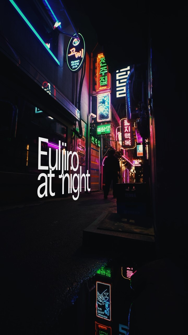 Seoul's Euljiro: Neon-Lit Alleys and Nightlife