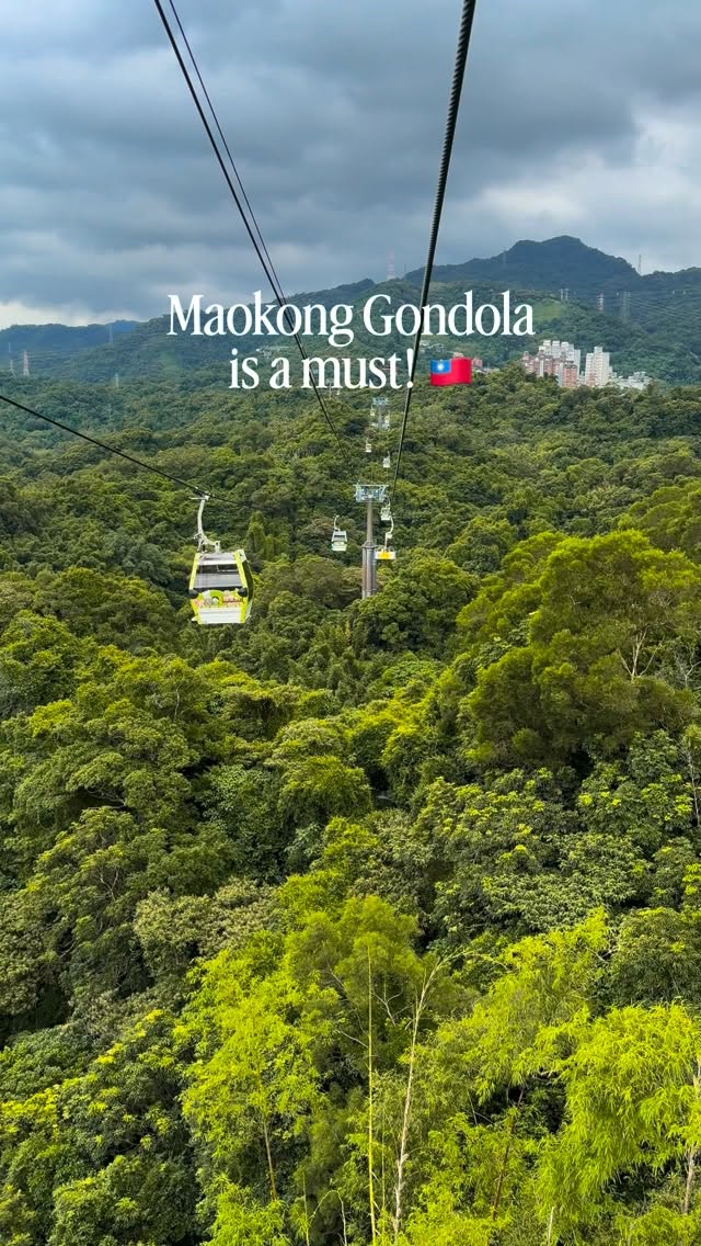 Taipei's Gondola and Shopping Center Views