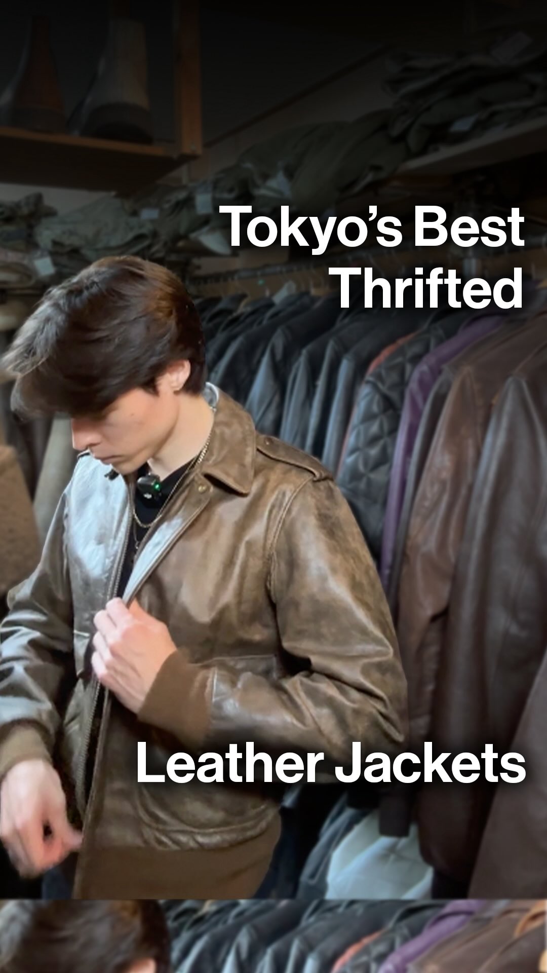 Vintage Leather Jacket Haven in Tokyo