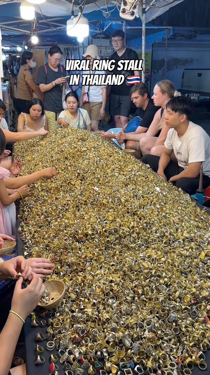Chiang Mai Night Market's Affordable Brass Rings