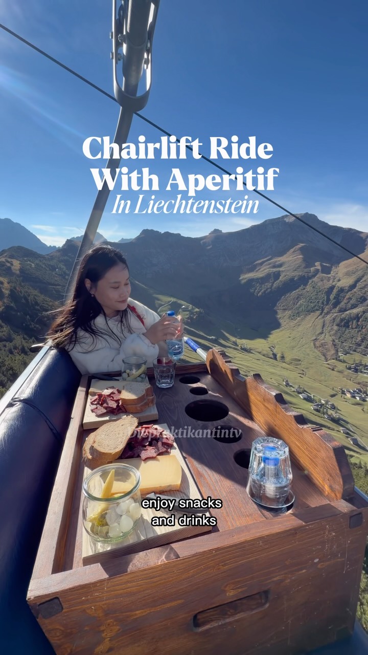 Alpine Chairlift Aperitif Experience In Liechtenstein