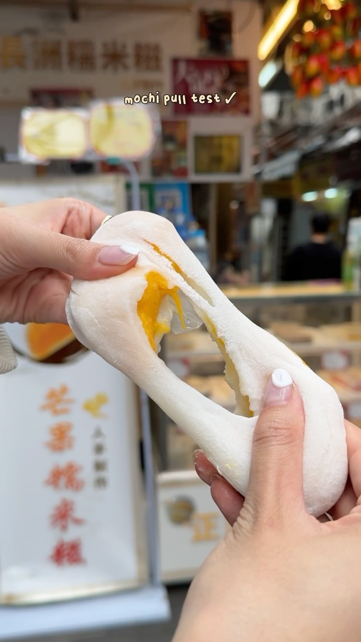 Viral Mango Mochi Delight in Hong Kong