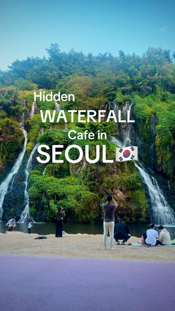 Waterfall Cafe Oasis In Busy Seoul
