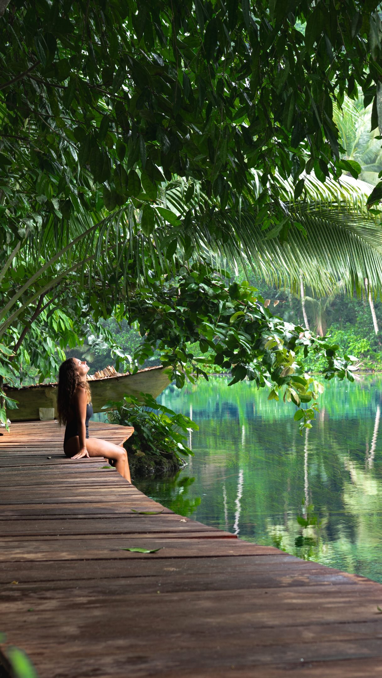 Crystal Clear Indonesian Lake Oasis
