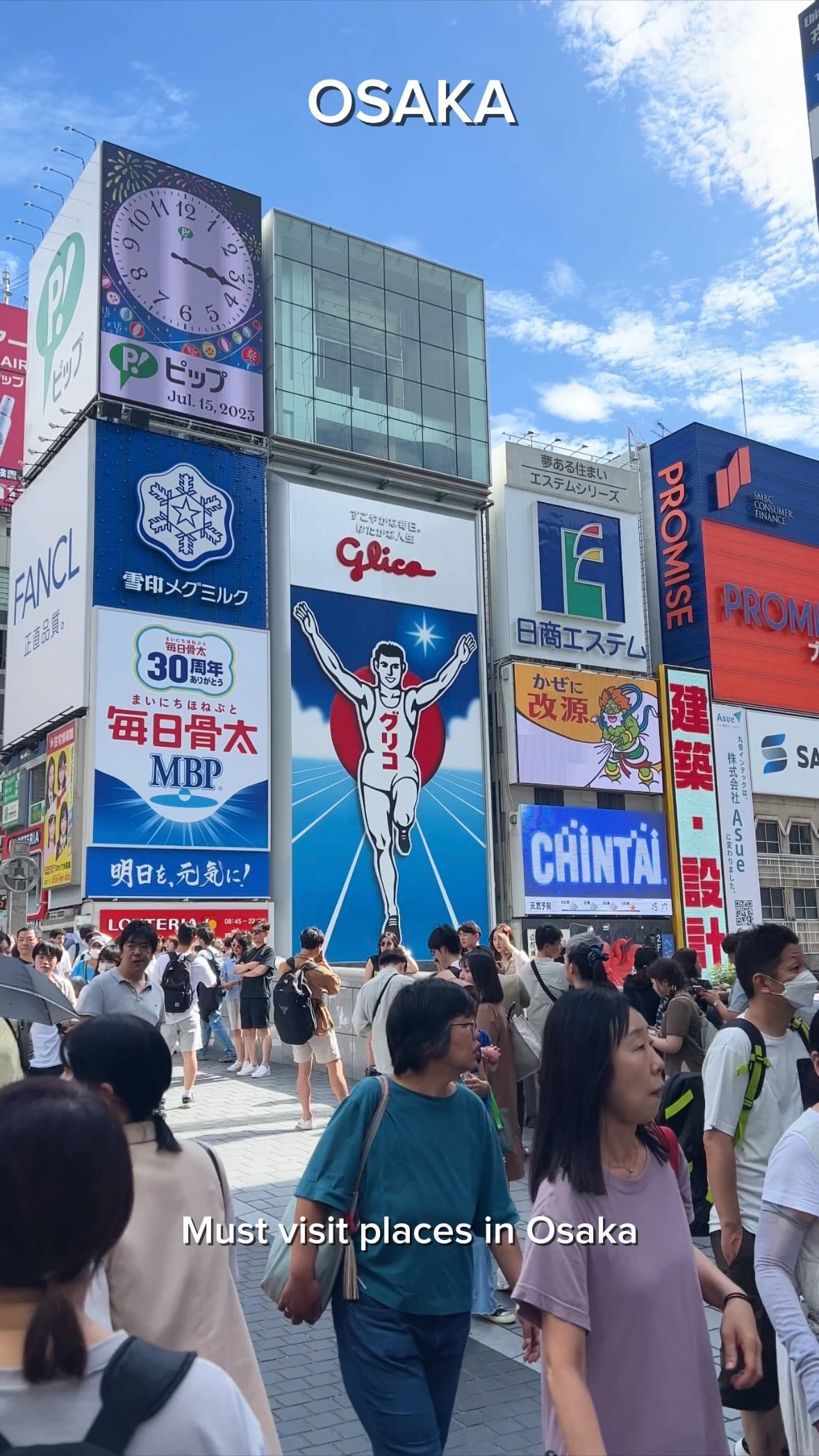 Osaka's Dotonbori and Shinsaibashi Shopping District