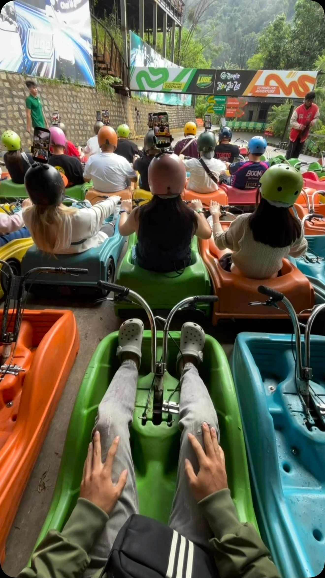 Dalat's Thrilling Luge Track Adventure