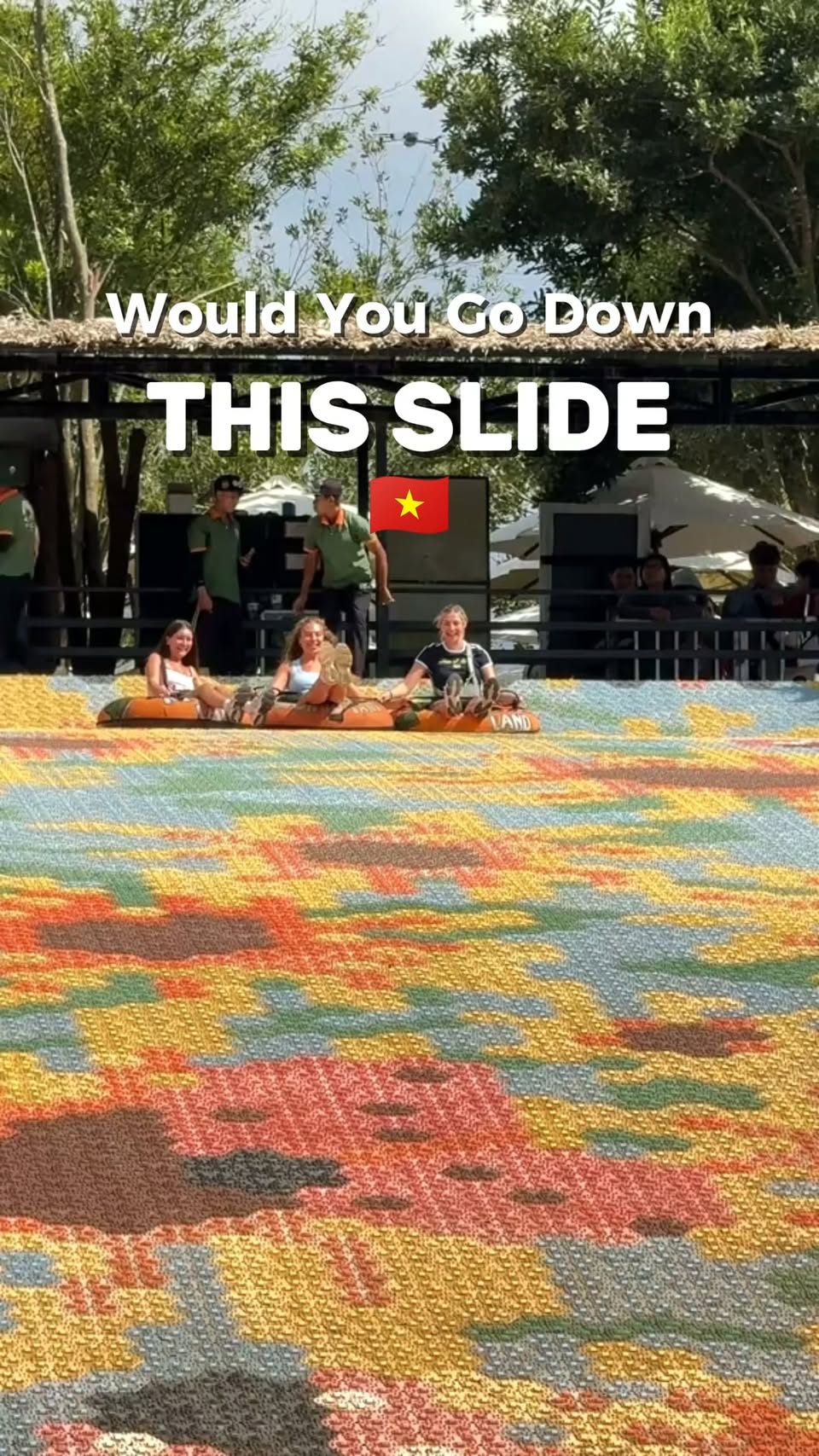 Rainbow Slide Fun at Mongoland in Da Lat
