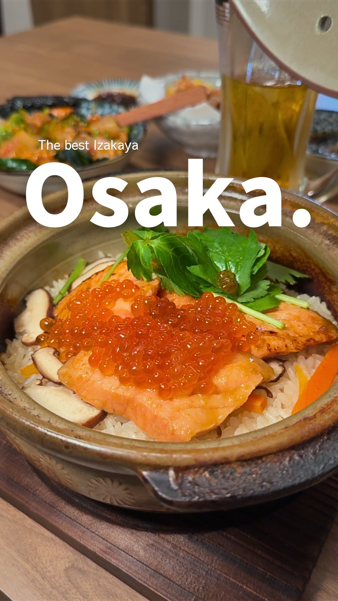 Osaka Landmarks And Seafood Izakaya