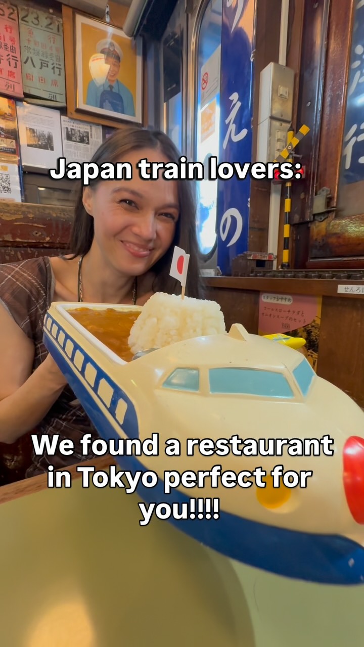 Unique Tokyo Restaurant with Train Decor
