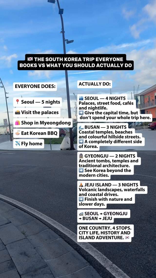 South Korea Itinerary: Seoul, Gyeongju, Busan, Jeju