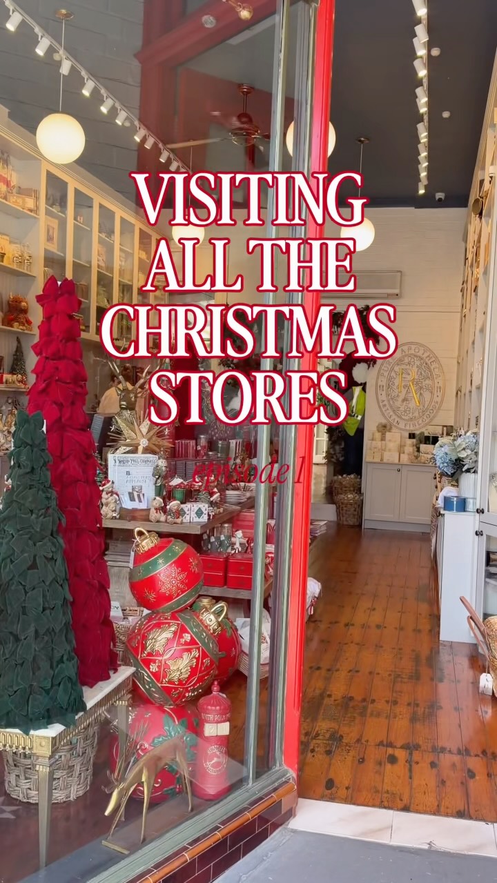 Christmas Wonderland Store Filled With Holiday Decorations